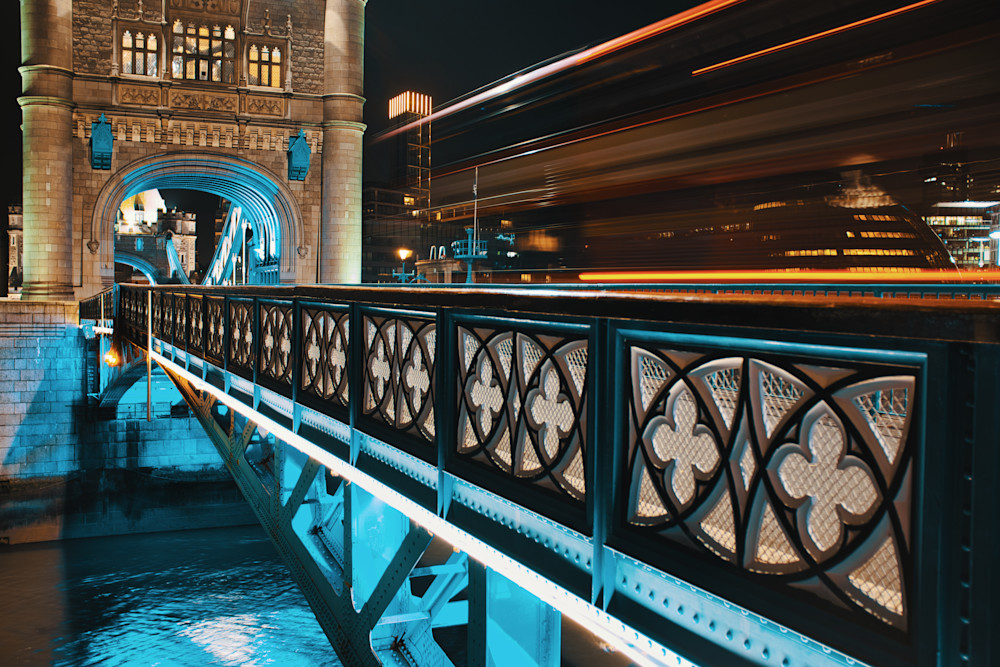 Trail Over Tower Bridge Art | Martin Geddes Photography