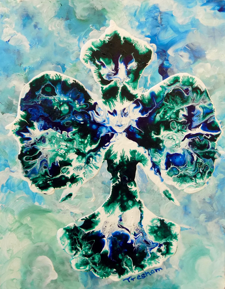 Green Orchid Fairy Art | treshamgregg - spiritart