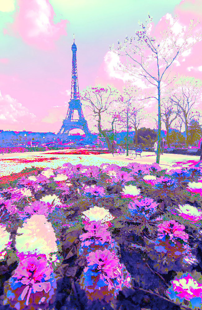 Spring and Eiffel Tower