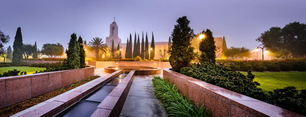 Newport Beach California Temple - Living Fountain