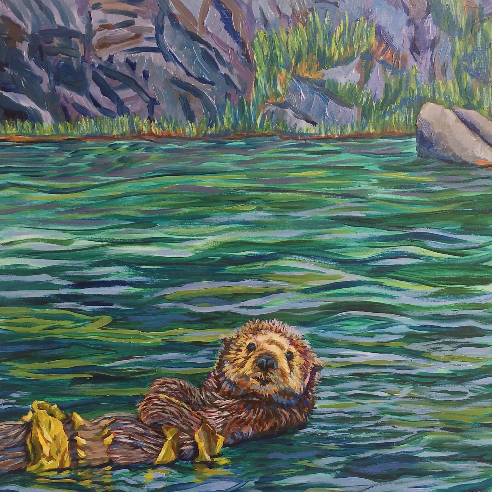 Homer Otter by Alaska artist Amanda Faith Thompson