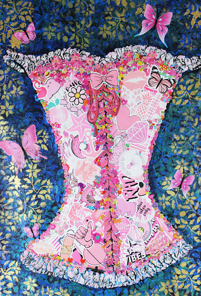 Butterfly Corset Art | Joalida Smit Original Art and Funky Designs