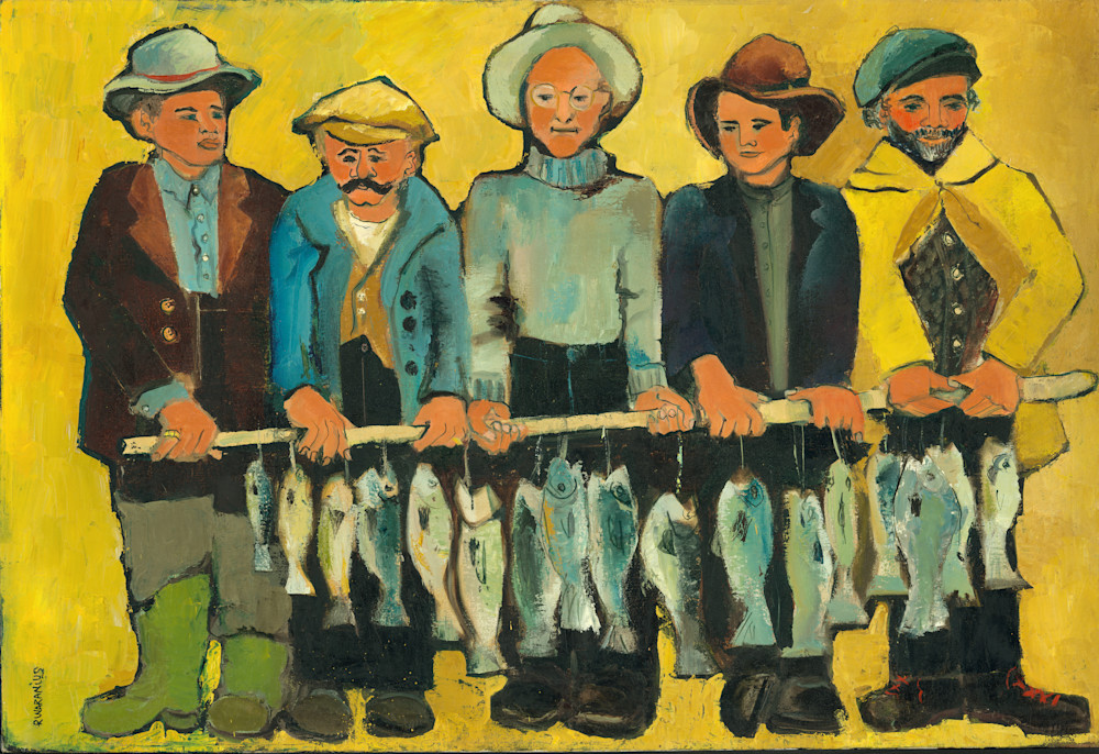 Five Fishing Buddies