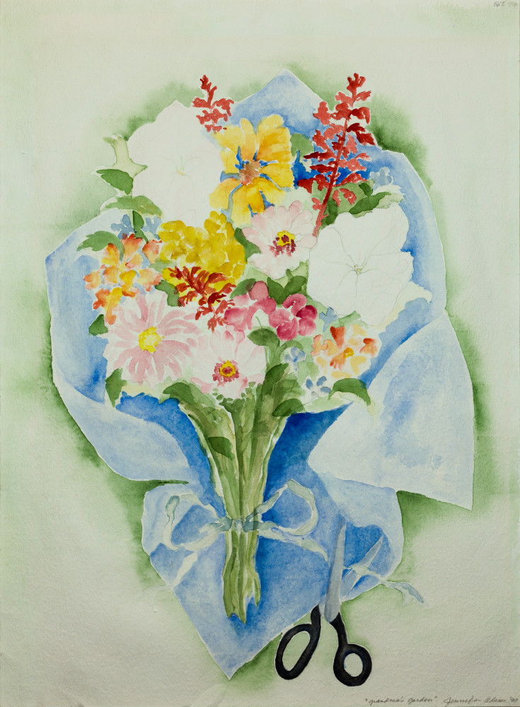 Grandma's Flower Garden Art | Jennifer Richter Art