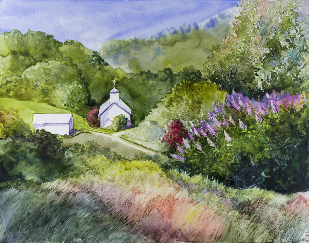 Gold Country Church Oe Art | FiddleSong Studio