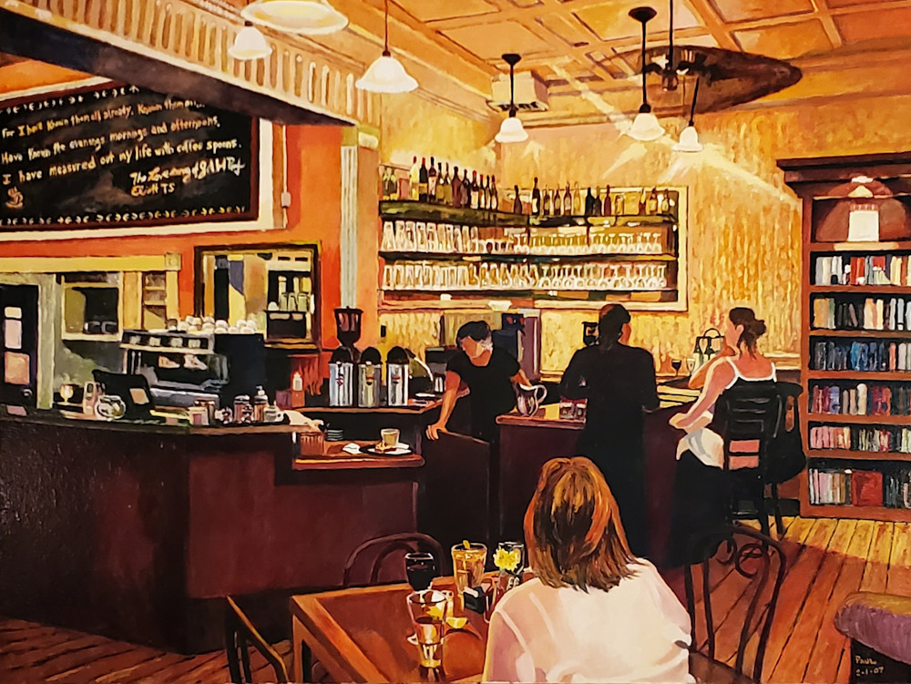 Cafe Guttenberg Interior With Dorrie Art | Northlight Studio Home