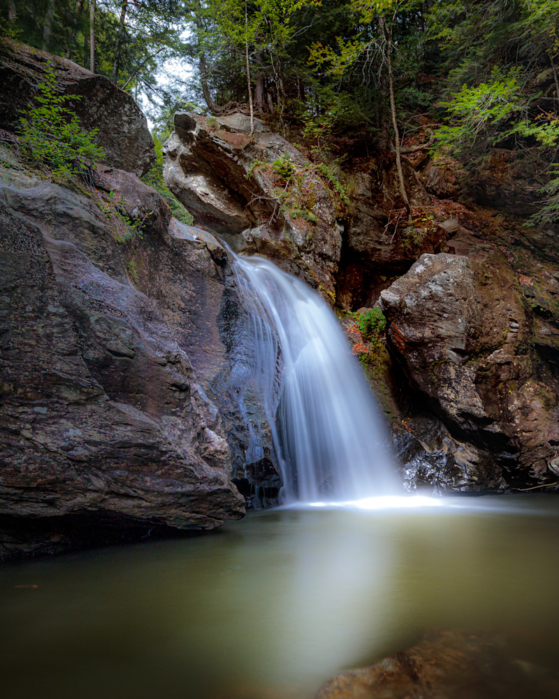 Mountain Waterfall, Northern Vermont Photography | Tim Truby 
