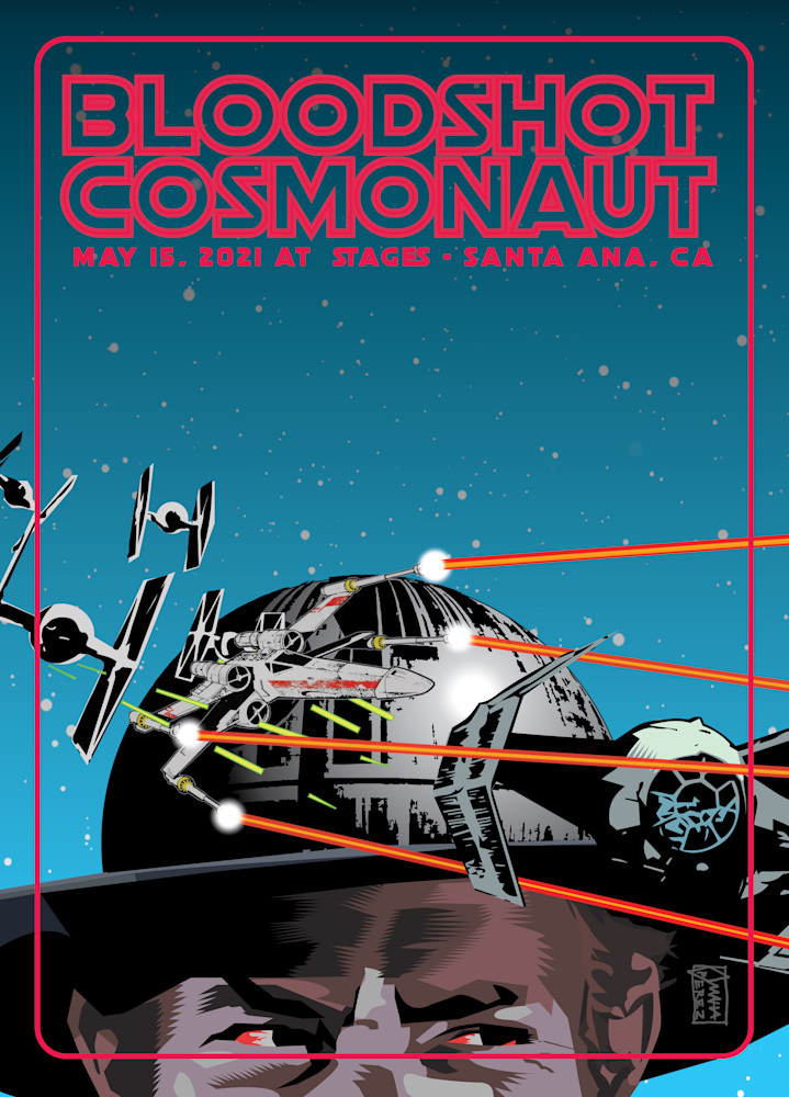 bloodshot-cosmonaut-gig-poster