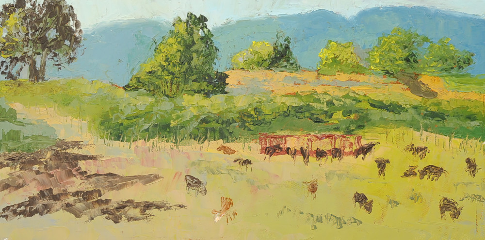 "Cows And The Coast Range" Art | Atelier NAN Gallery 21