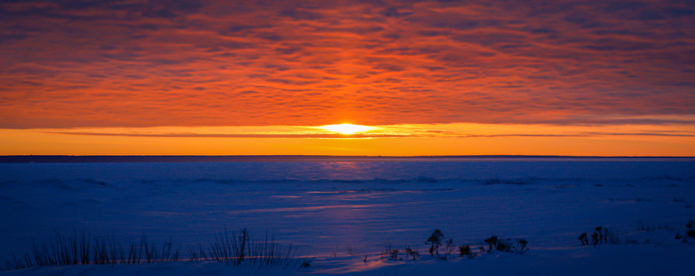 Sunrise Over The Straights Of Mackinaw Photography Art | Ursula Hoppe Photography