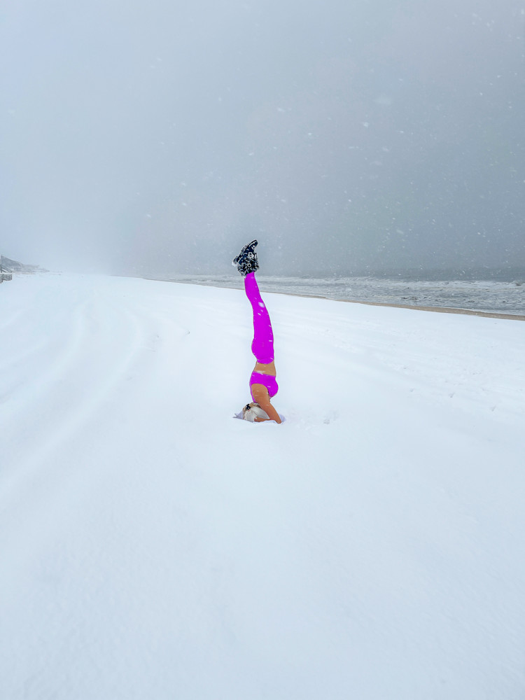 Ha Beach Snow Photography Art | invertedangel