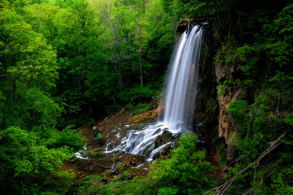 Falling Spring Falls - Virginia waterfalls fine-art photography prints