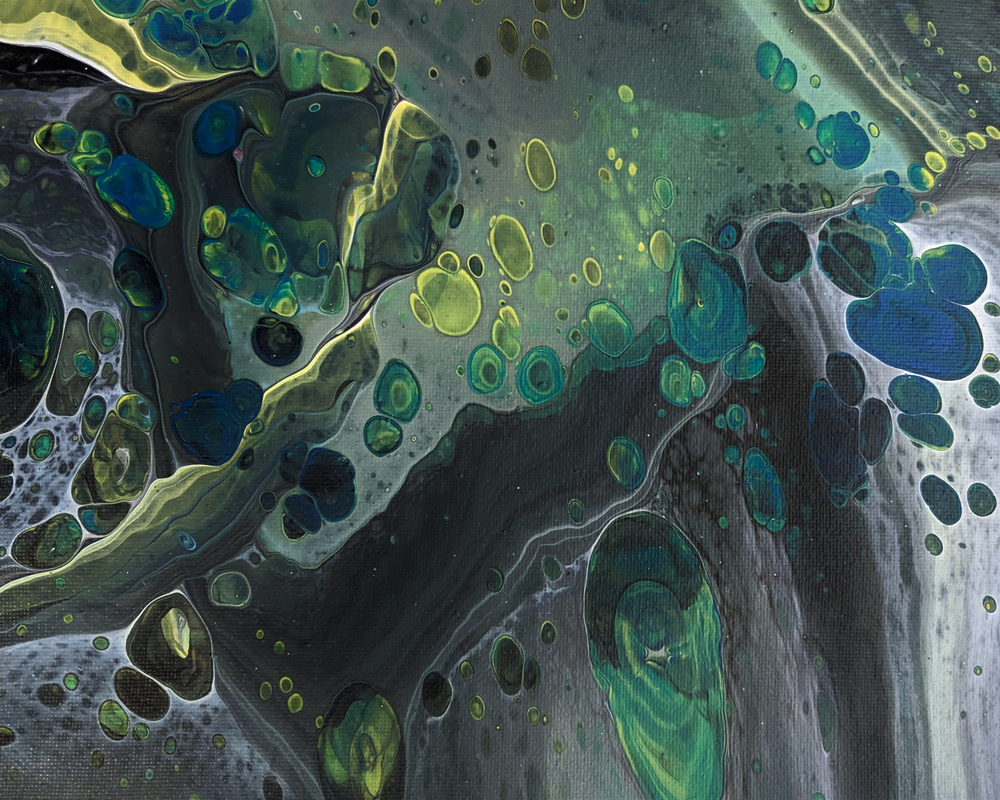 Colorful Bubbles - Art prints from fluid artwork