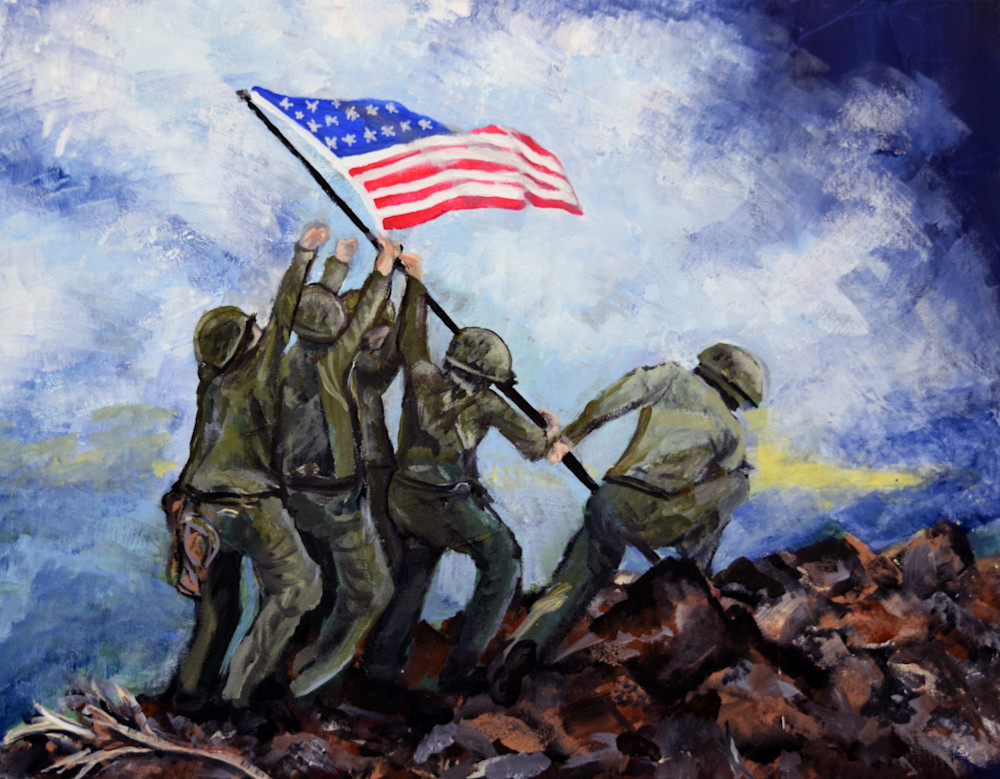 T Iwo Jima Art | The Art in Me