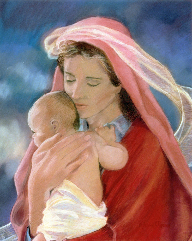 Blessed Virgin Mary And Jesus Art | MY STORY IN ART, INC.