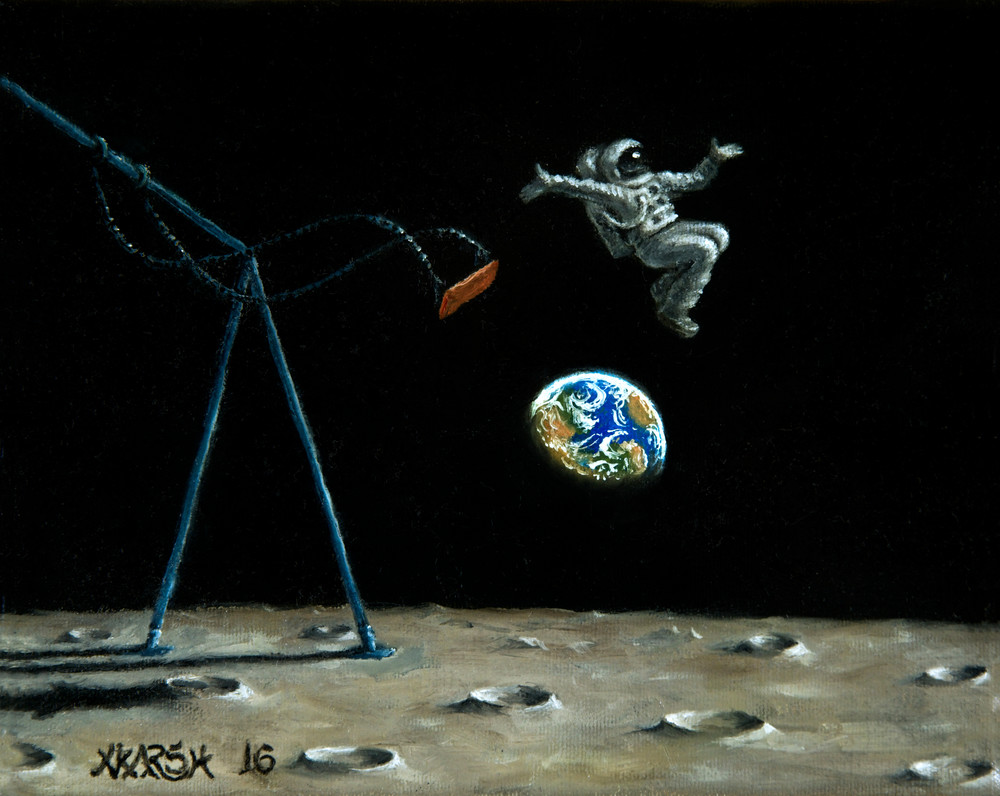 Jumping Over the World Fine Art Prints