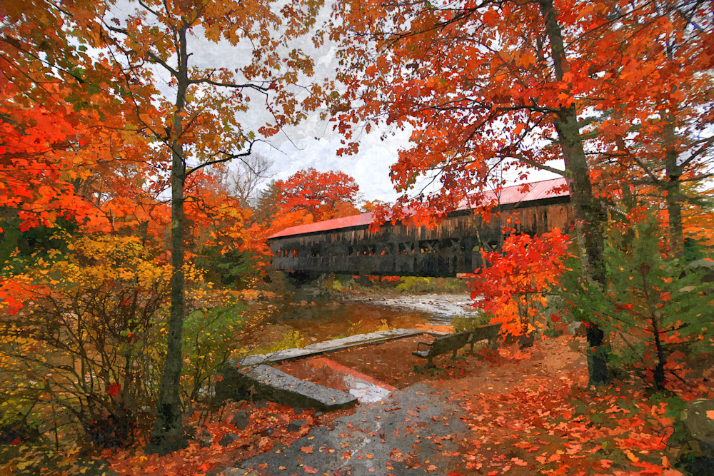 Albany Covered Bridge Rainy Afternoon | Lion's Gate Photography