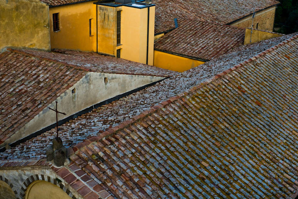 Tiled rooftops