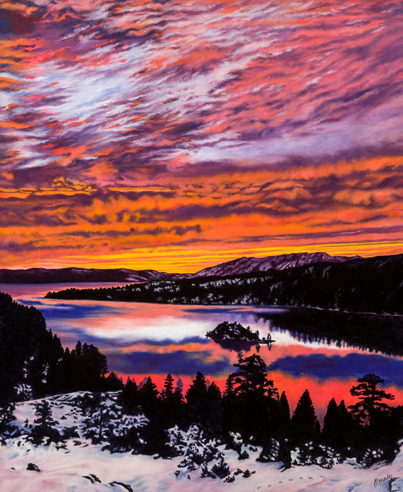 Mountain Sunrise  Tahoe    Prints Art | Mercedes Fine Art