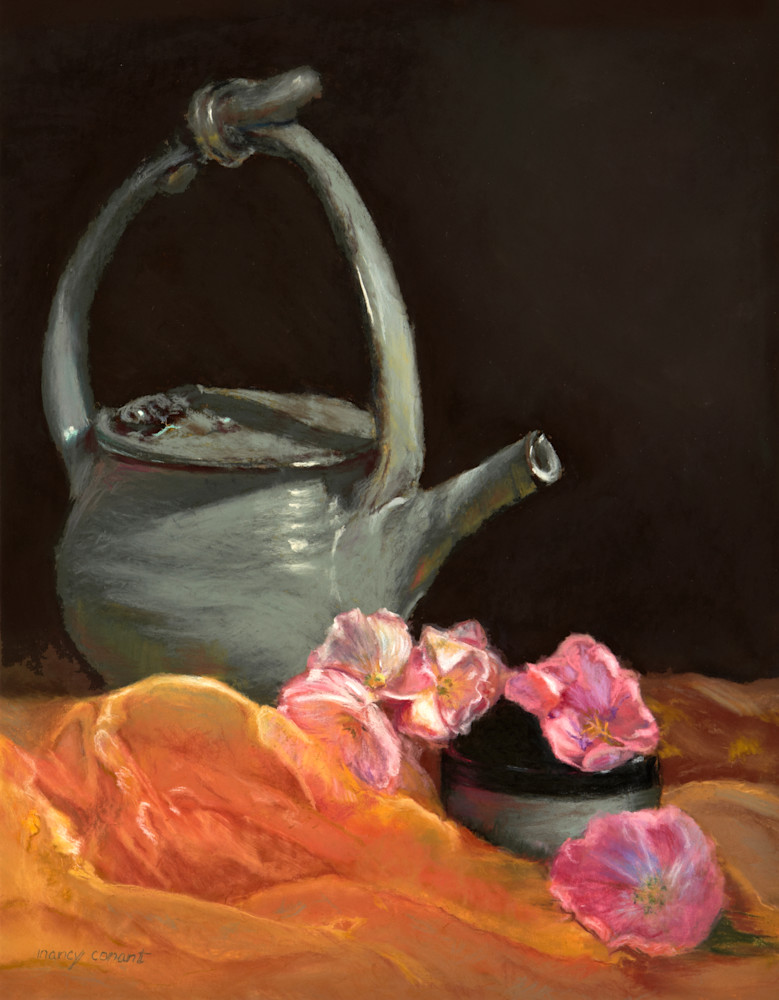 Tea Time by Nancy Conant teapot painting