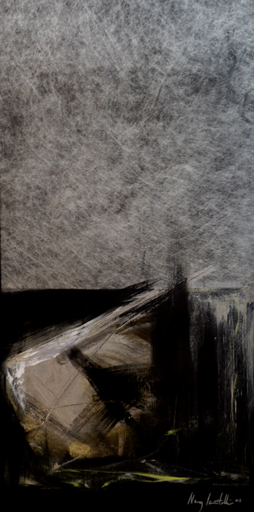 Rice Paper  Mixed Media Silver Art | nancy iannitelli studio