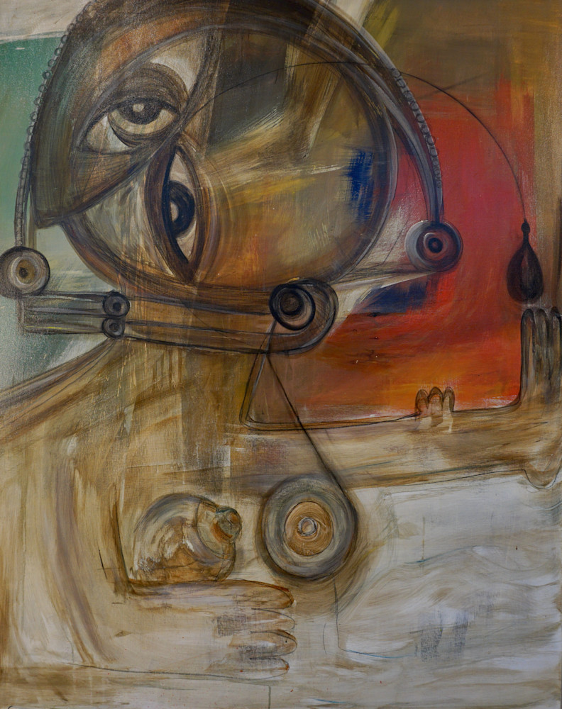 Timetraveler 48x60 Art | nancy iannitelli studio