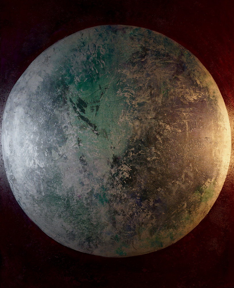 Earth Eclipse 48x60 Art | nancy iannitelli studio