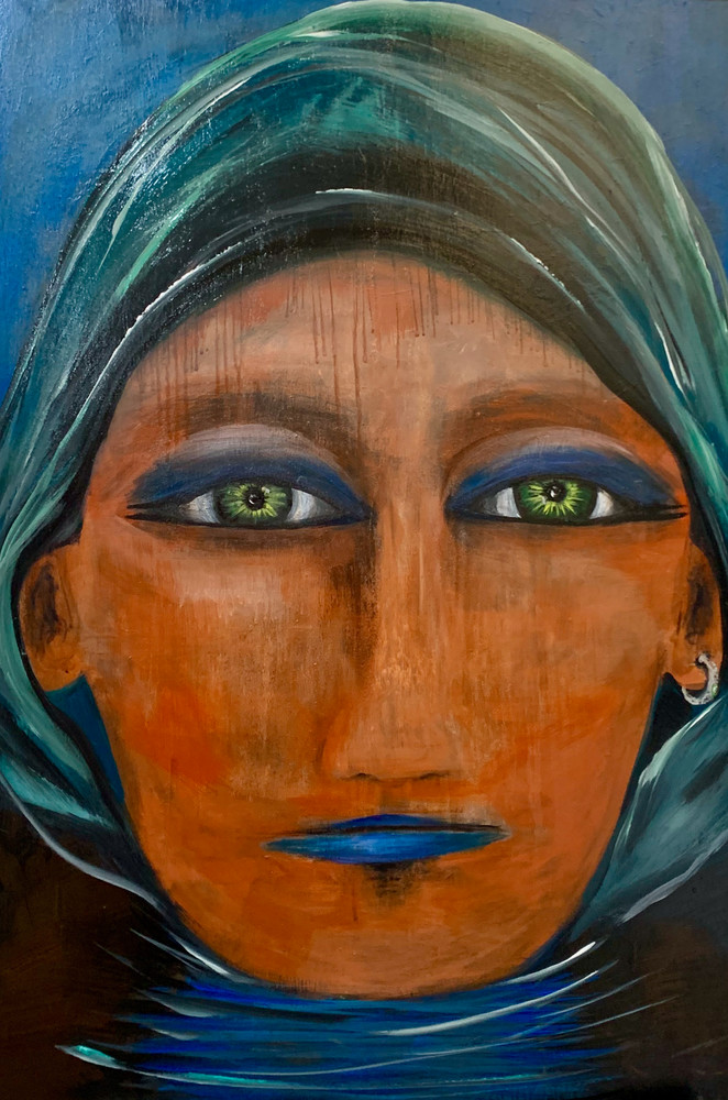 Green Eyed Traveler Art | nancy iannitelli studio