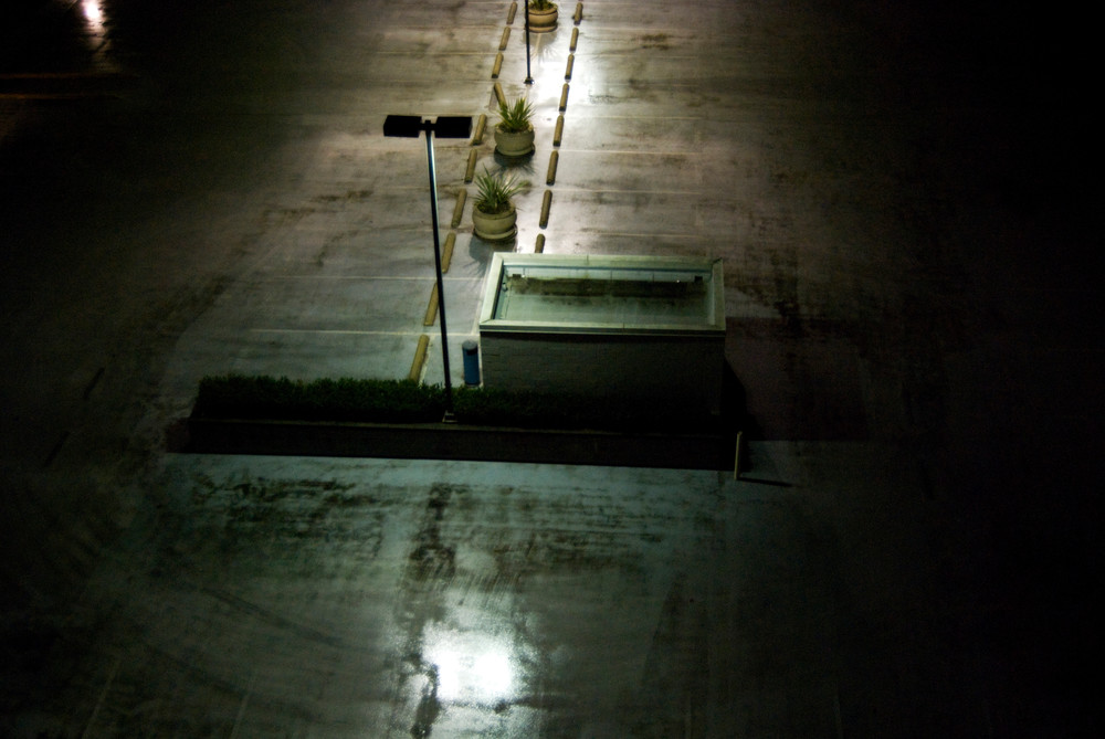 Night Parking Lot Art | Mikey Rioux