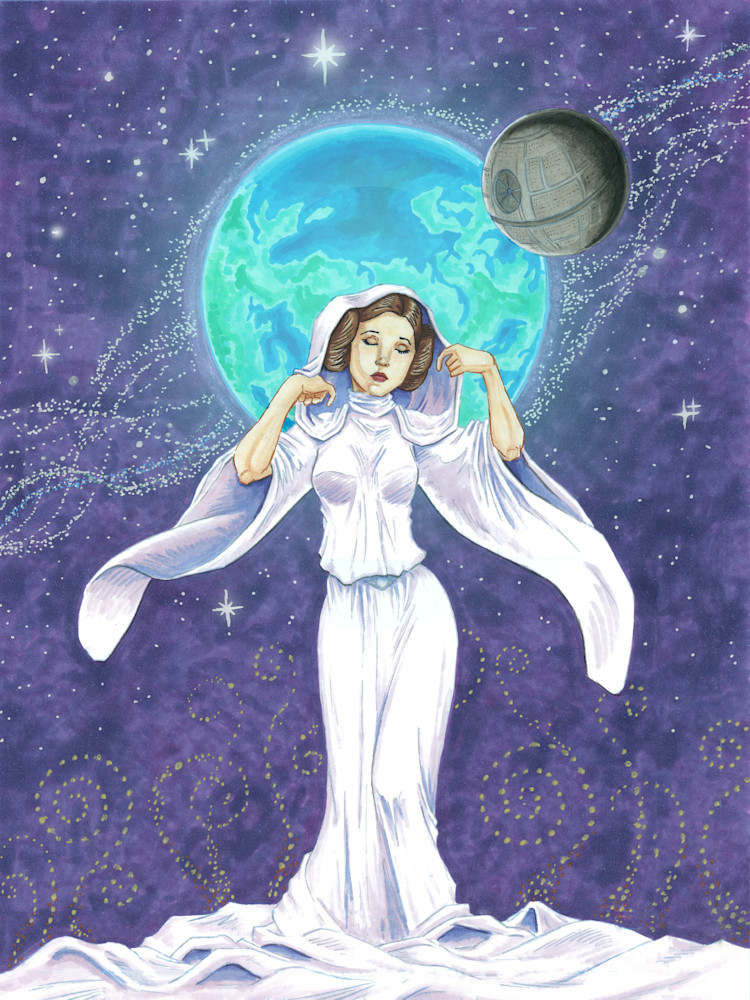 Princess Leia   Home Art | Dew Magick Illustration