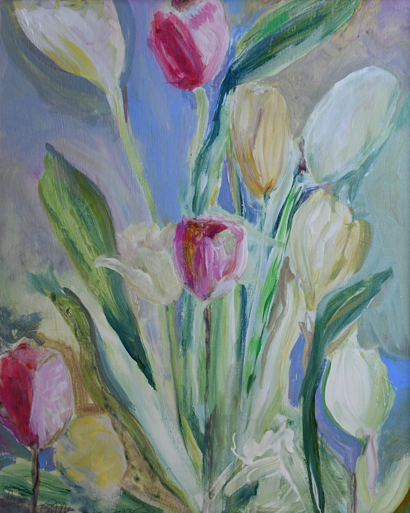 Bouquet Of Tulips Art | All Together Art, Inc Jane Runyeon Works of Art