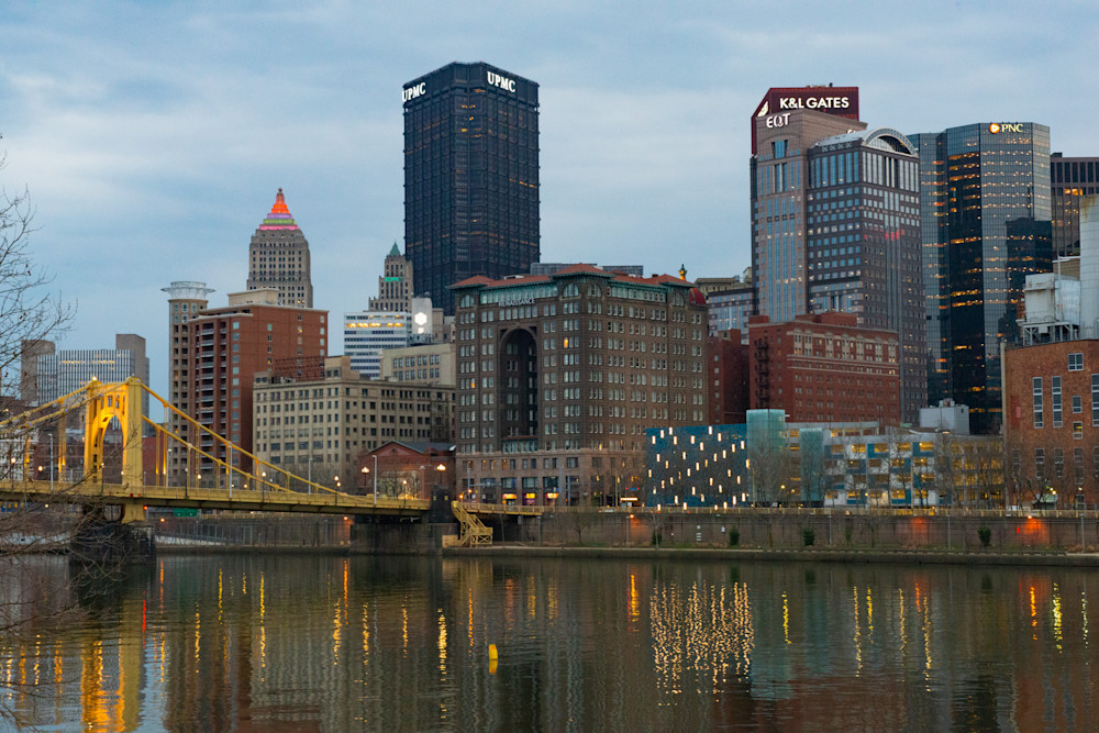 Pittsburgh   Early Evening Photography Art | Press1Photos, LLC