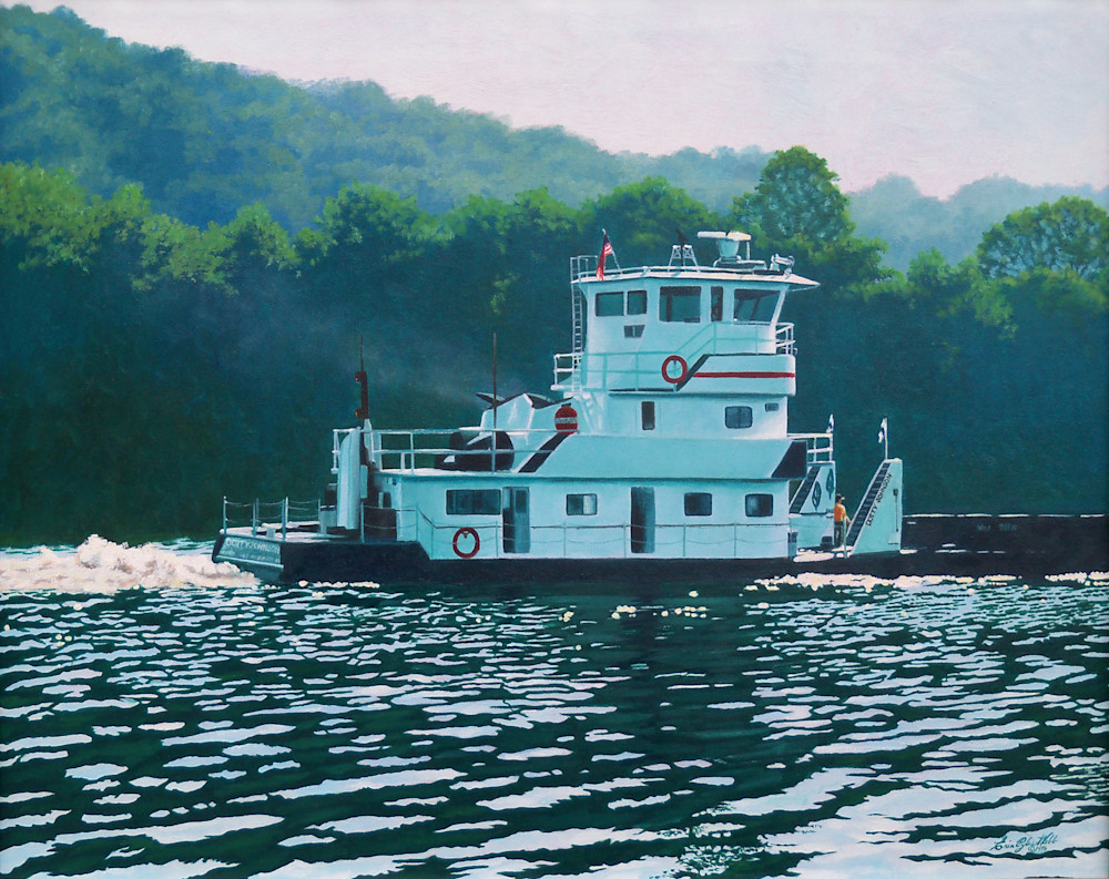 The Dotty Johnson - oil painting by Erin Pyles Webb