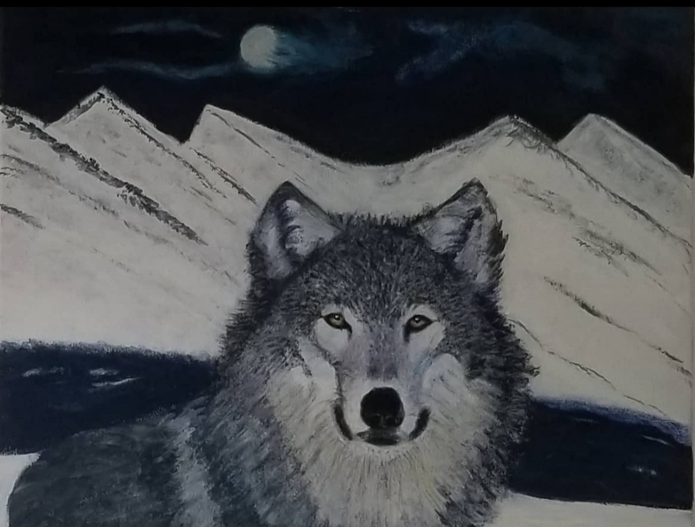 Mid Night Wolf Art | Salvatore Ingoglia / Jbellarts