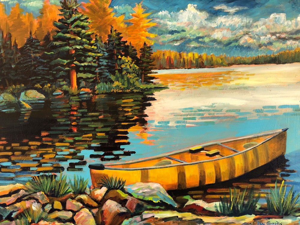 Canoe Trip Art | Kari Townsdin 