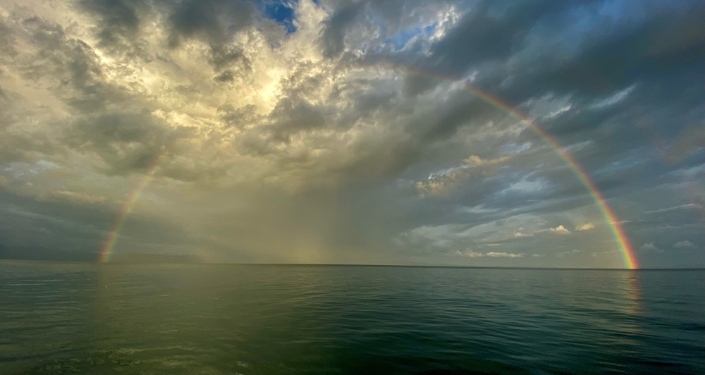 Full Rainbow Over The Osa Photography Art | Fly Fishing Portraits