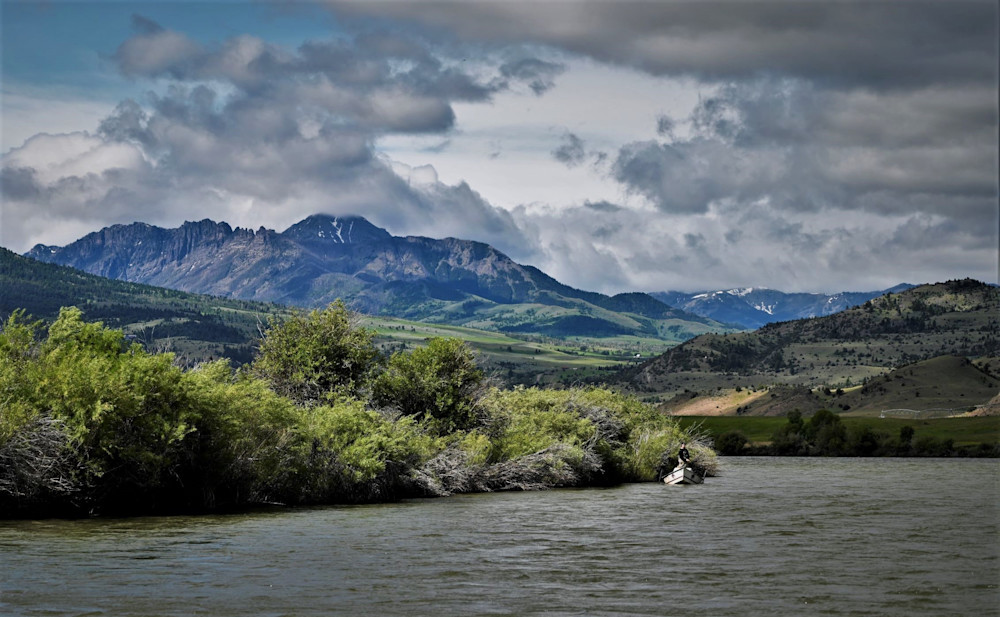 Drift Boat On Yellowstone River Photography Art | Fly Fishing Portraits