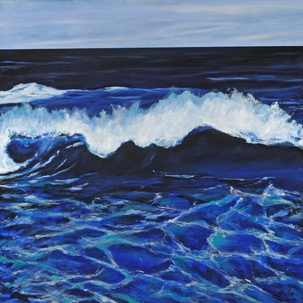  Ocean At Night Art | Joan Bixler Art