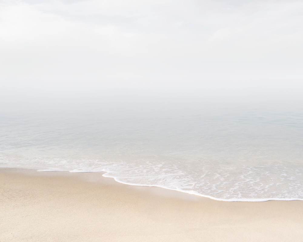 A fine art photograph of a misty morning in laguna beach, california by Mia DelCasino