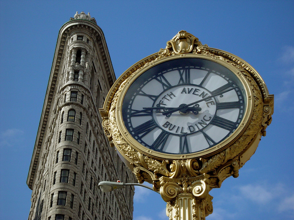 Flatiron Building & Tiffany Clock Photography Art | Jim Cummins, Imagery