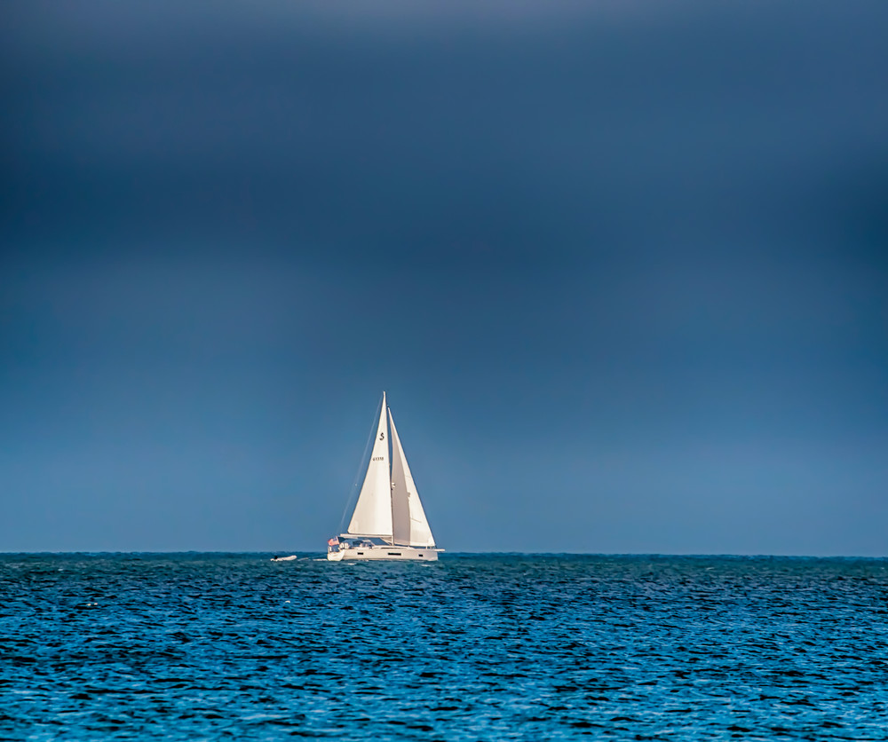 Dark Clouds Sailing Art | Michael Blanchard Inspirational Photography - Crossroads Gallery