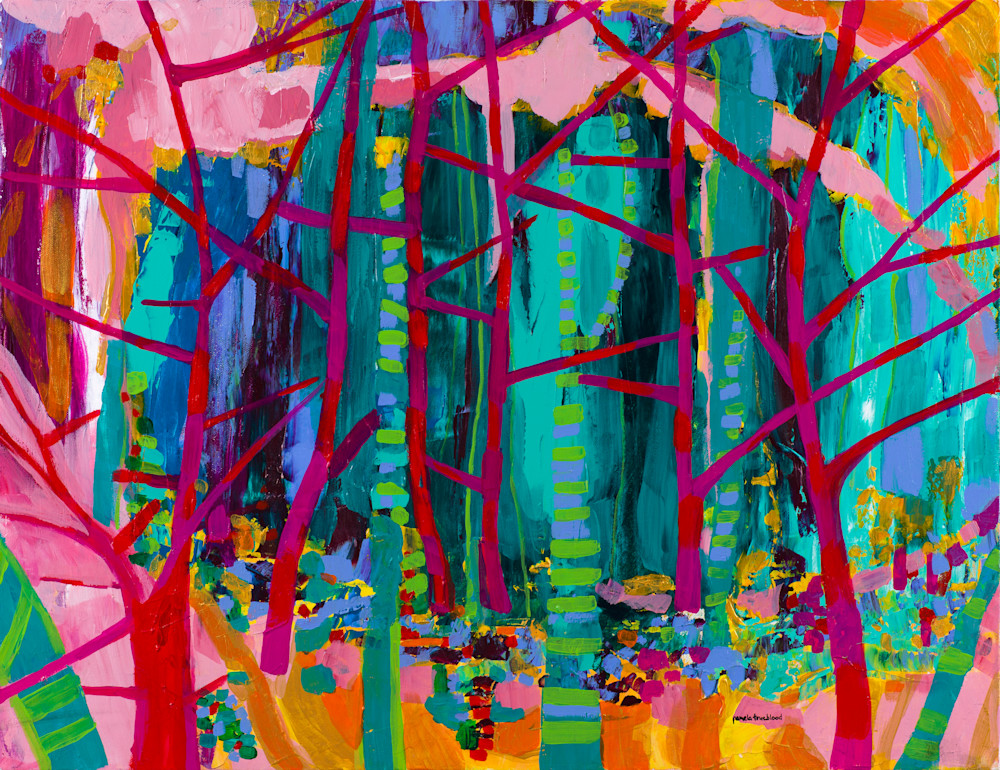 Crimson Forest Art | Pamela Trueblood Fine Art