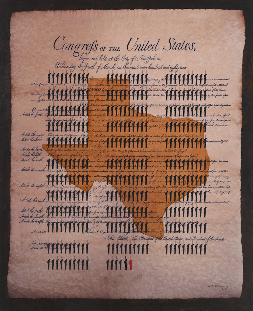 Texas Due Process Art | O'Bannon Studios