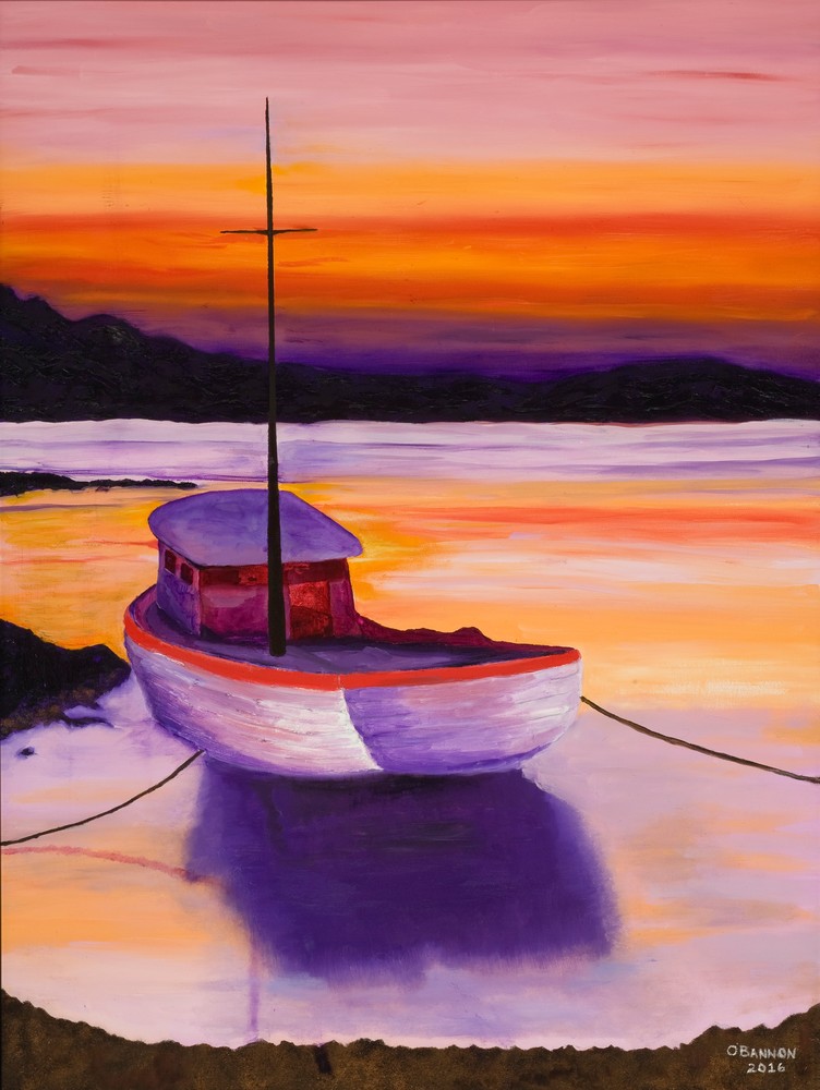 Purple Sunset Art | O'Bannon Studios