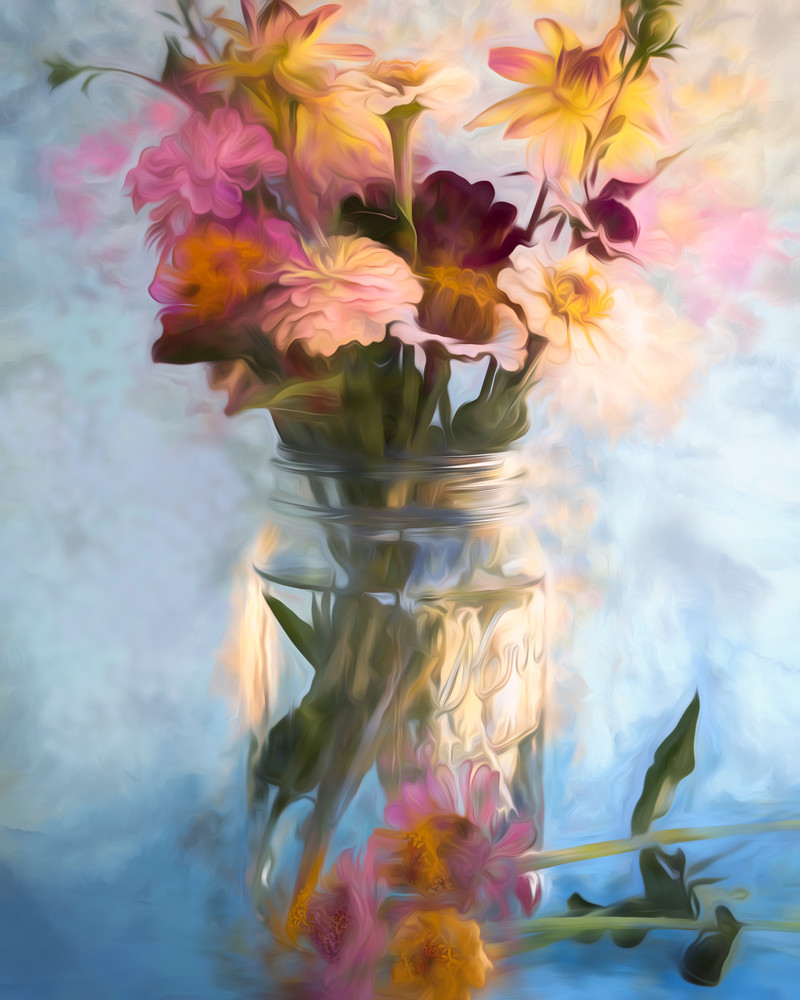 Garden Bouquet 1 Painterly Series