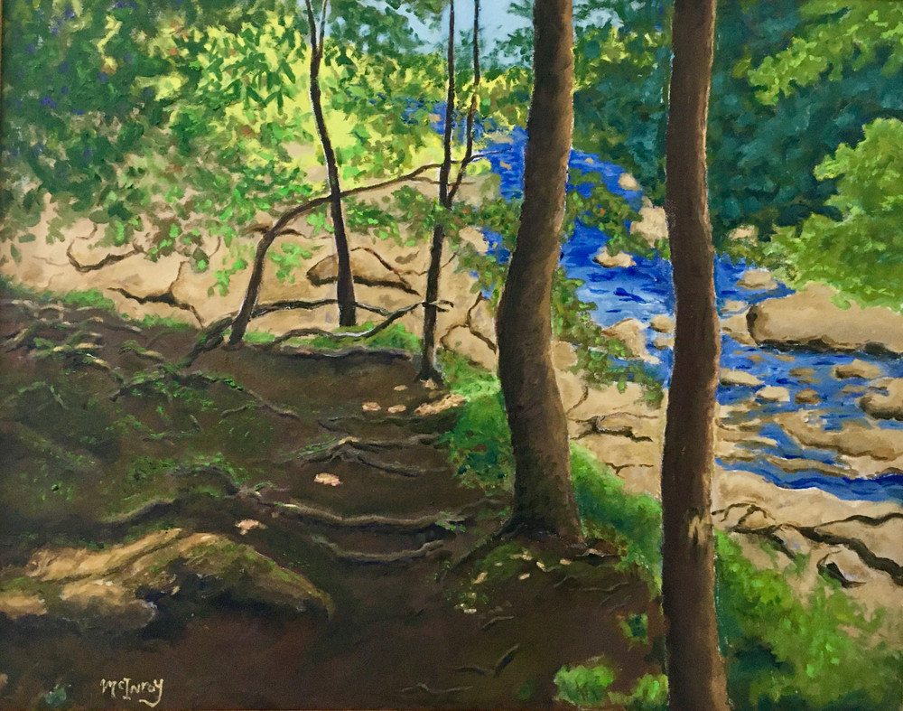  Path Beside River Art | JoemcInroy
