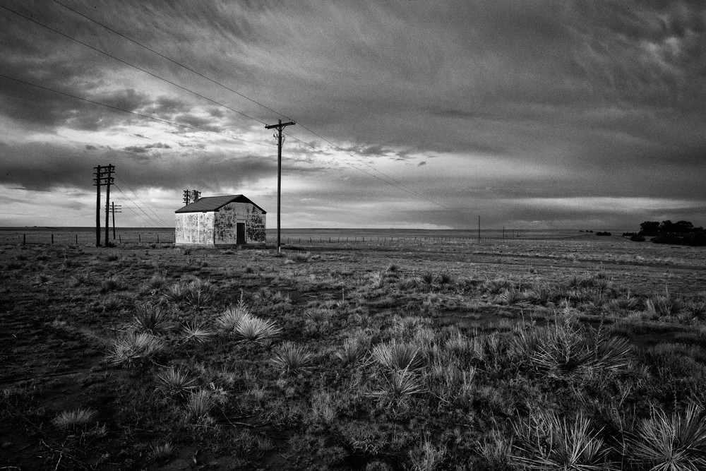 Rail Crossing Outside Of Wagon Mound, New Mexico Photography Art | Sean Weaver Photography
