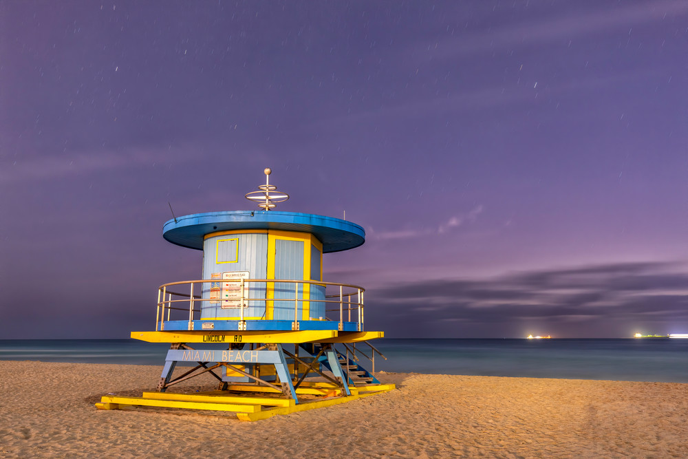 Life Guard Station Lincoln Road 83 A3769 Miami Beach Fl Usa Photography Art | Clemens Vanderwerf Photography