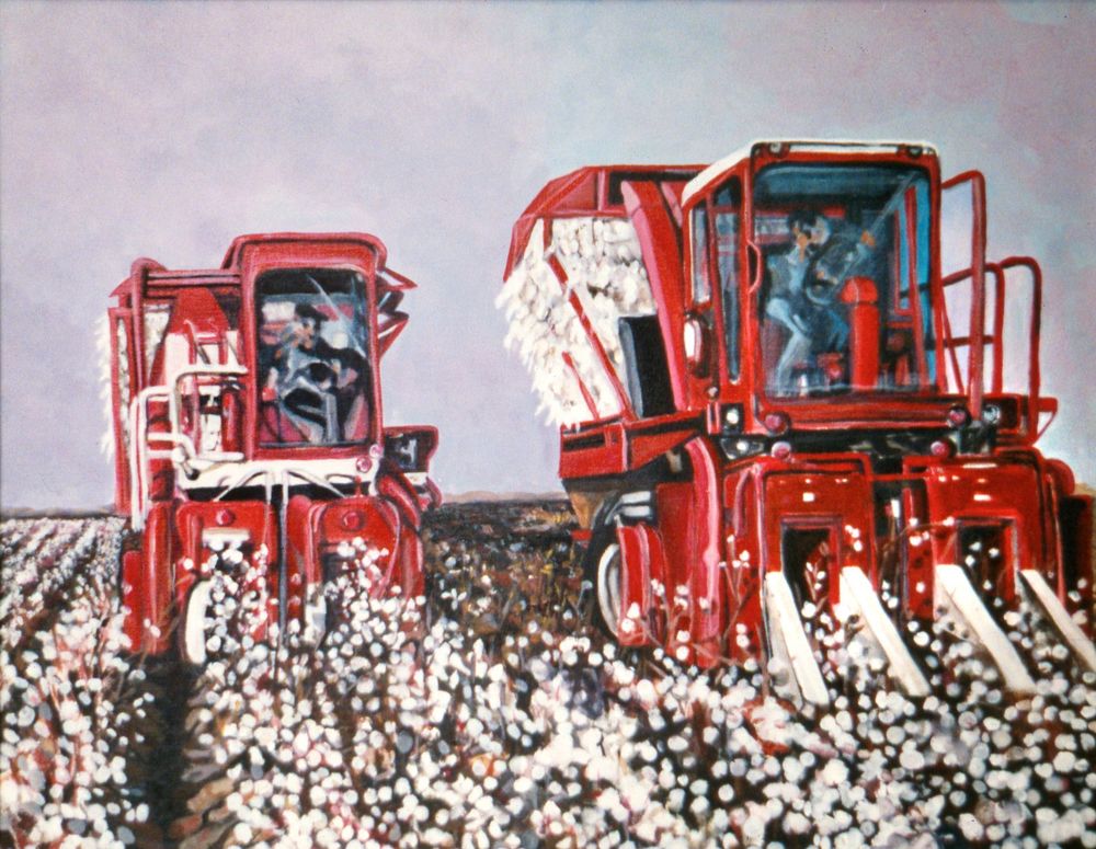 Cotton Harvest Art | annewhitehurst