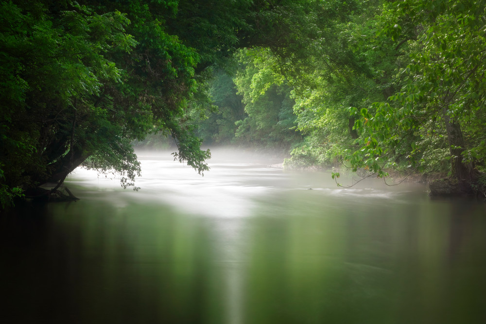 Fog On The Creek Photography Art | Images of the Ozarks, Photography by Steve Snyder